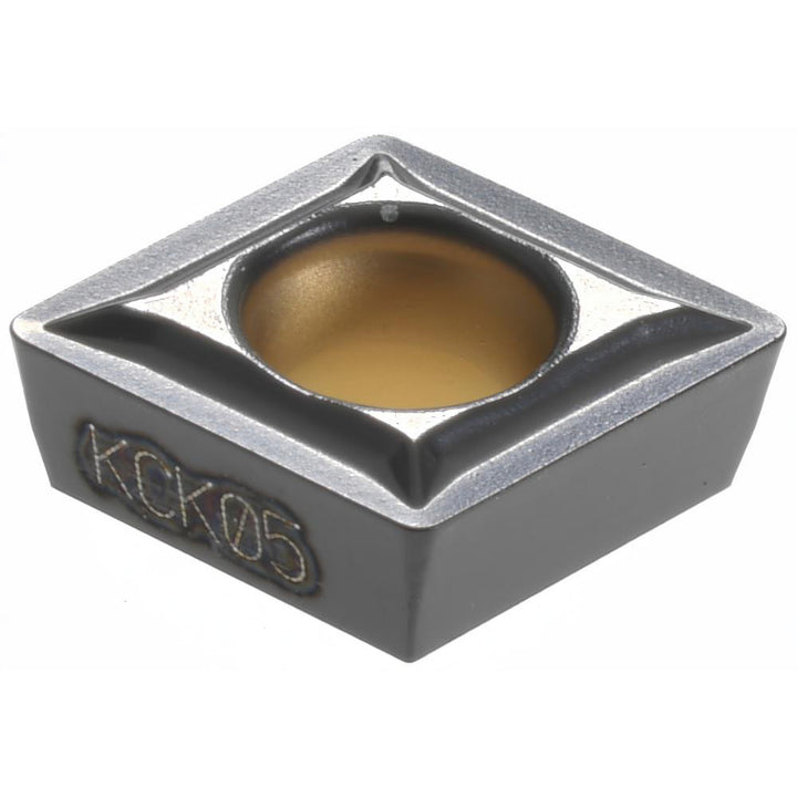 C - Diamond (Rhombic) 80-Deg 1/4" IC Carbide Insert, Grade KCK05, TiCN - Kennametal 3752074