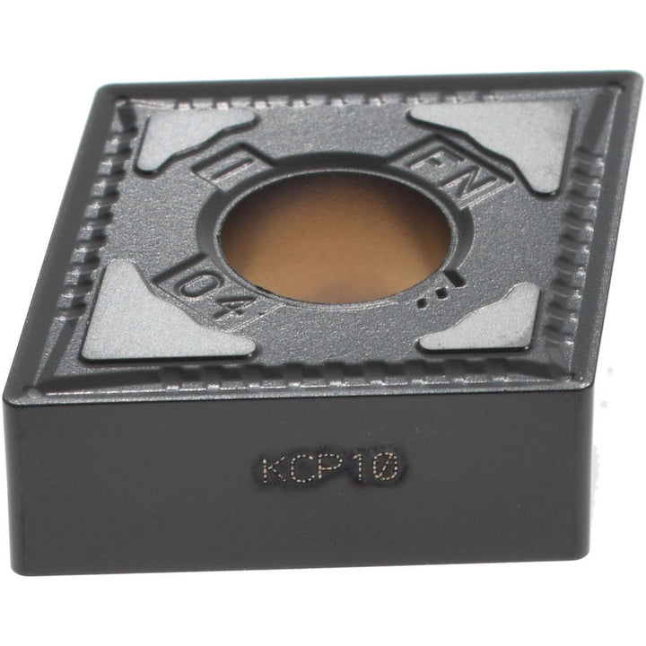 C - Diamond (Rhombic) 80-Deg 1/2" IC Carbide Insert, Grade KCP10, TiCN - Kennametal 3753211