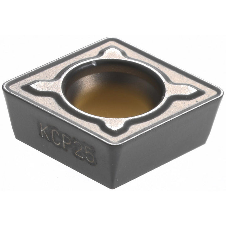 C - Diamond (Rhombic) 80-Deg 3/8" IC Carbide Insert, Grade KCP25, TiCN - Kennametal 3753415