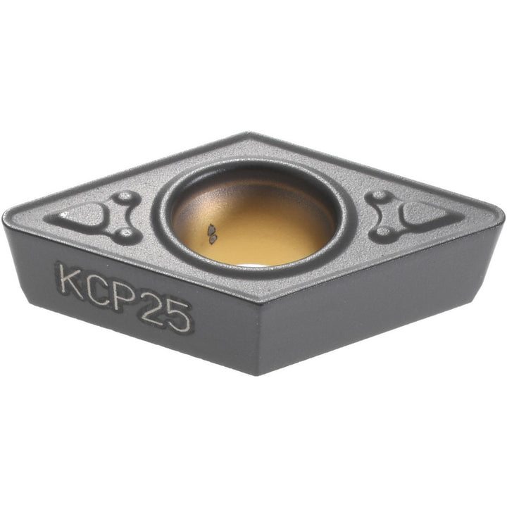 D - Diamond (Rhombic) 55-Deg 3/8" IC Carbide Insert, Grade KCP25, TiCN - Kennametal 3753421
