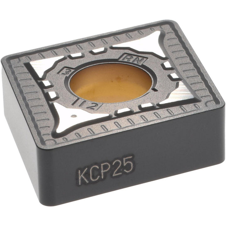 C - Diamond (Rhombic) 80-Deg 3/4" IC Carbide Insert, Grade KCP25, TiCN - Kennametal 3753509