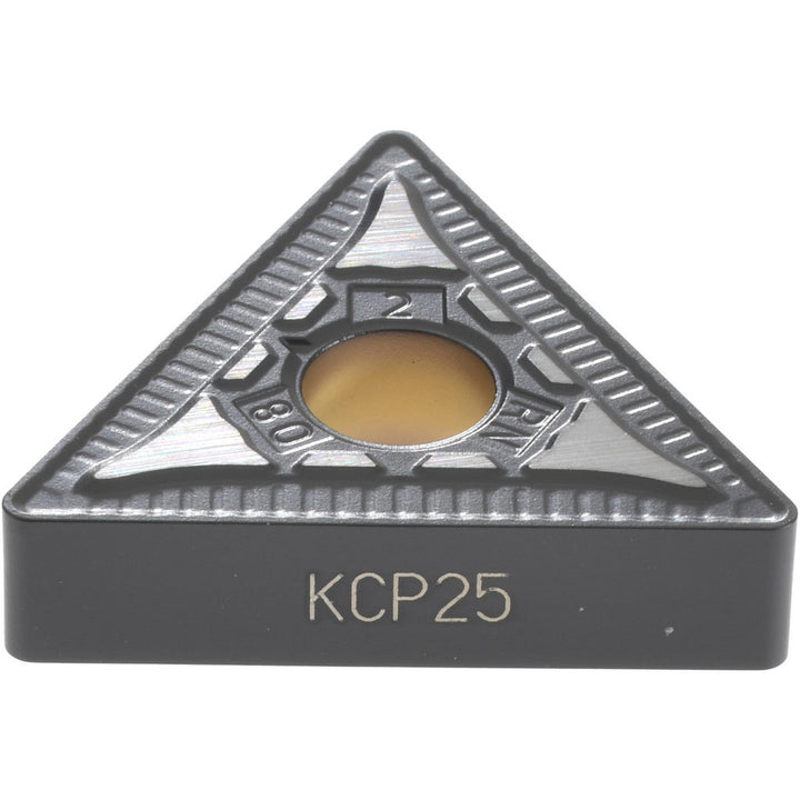 T - Triangle 1/2" IC Carbide Insert, Grade KCP25, TiCN - Kennametal 3753548
