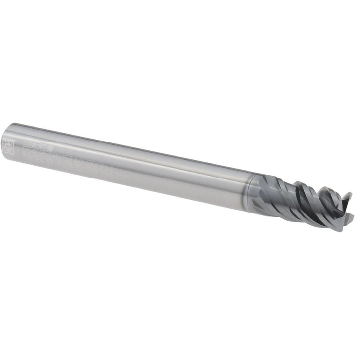 1/4" 4-Flute Solid Carbide Corner Radius End Mill, SIRON-A - Seco 02711335