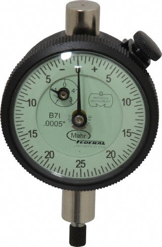 0.1250" Dial Indicator, 0.000500" grad - Mahr 2016585