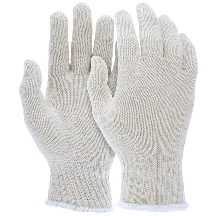X-Small Natural; White Cotton; Polyester General Purpose Gloves - MCR Safety 9500XSM