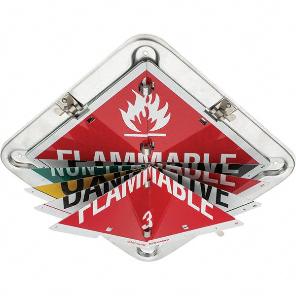 Blank; Corrosive 8; Dangerous; Flammable 3; Flammable Gas 2; Sign - Value Collection BD83101