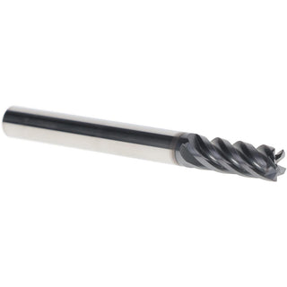 1/4" 5-Flute Solid Carbide Corner Radius & Corner Chamfer End Mill, AlTiN - Iscar 5622525