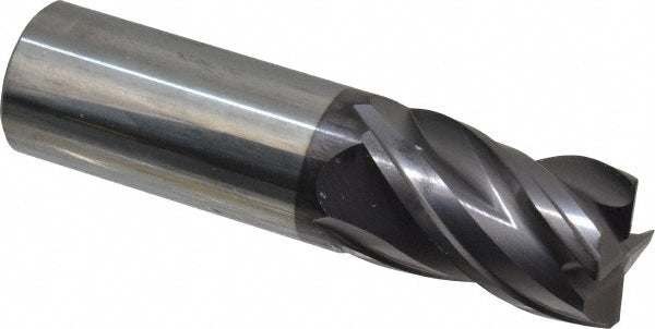 1in" 4-Flute Solid Carbide Corner Radius End Mill, TX - SGS 36863