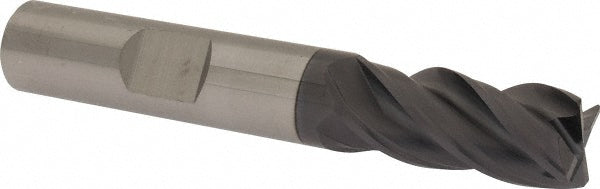 7/16in" 4-Flute Solid Carbide Corner Radius End Mill, TX - SGS 36865