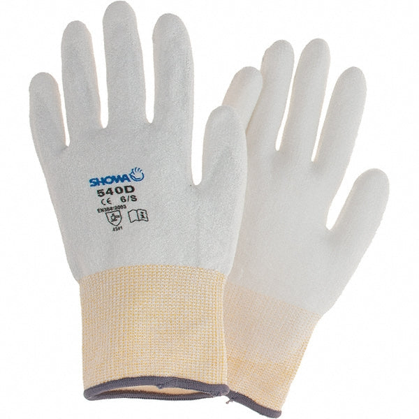 Small White Polyurethane Cut & Puncture-Resistant Gloves - SHOWA 540-S