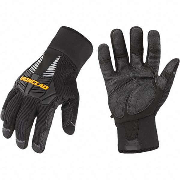 Large Black Polyester Cold Condition Gloves - ironCLAD CCG2-04-L