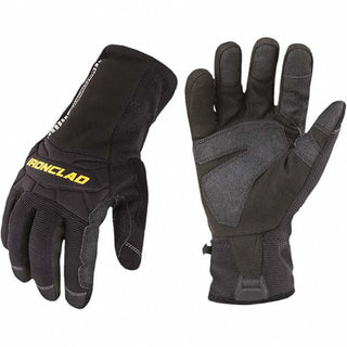 Large Black Leather Cut-Resistant Gloves - ironCLAD CCW2-04-L
