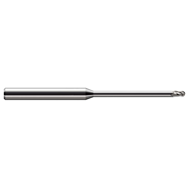0.0400in" 3-Flute Solid Carbide Ball End Mill - Harvey Tool 49240