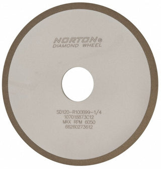 6 x 1/8" 120-Grit Diamond Grinding & Cutoff Wheel - Norton 66260273612