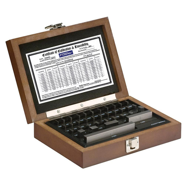 36-Piece Gage Block, Grade Economy - Fowler 53-672-036-0