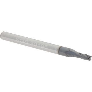 5/64" 4-Flute Solid Carbide Square End Mill, AlTiN - SGS 30195