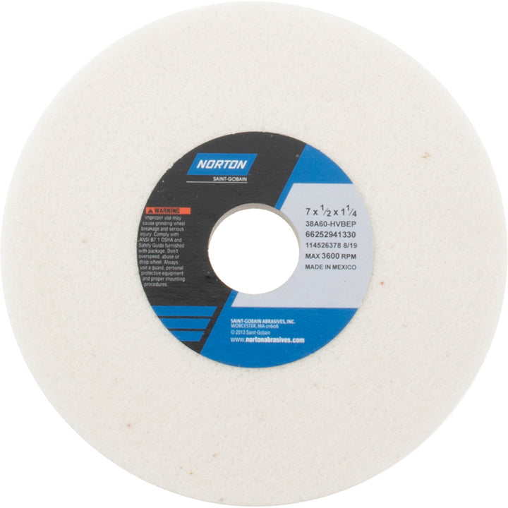 7 x 1/2" 60-Grit Aluminum Oxide Grinding & Cutoff Wheel - Norton 66252941330