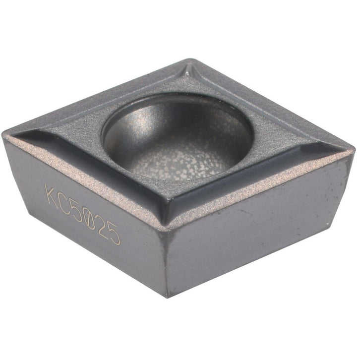 C - Diamond (Rhombic) 80-Deg 3/8" IC Carbide Insert, Grade KC5025, TiAlN - Kennametal 1866622