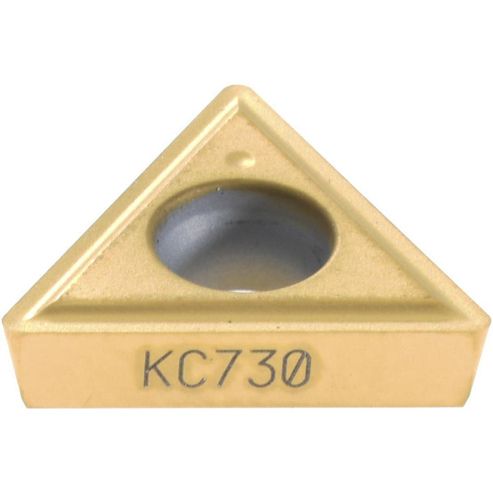 T - Triangle 1/4" IC Carbide Insert, Grade KC730, TiN - Kennametal 1162891