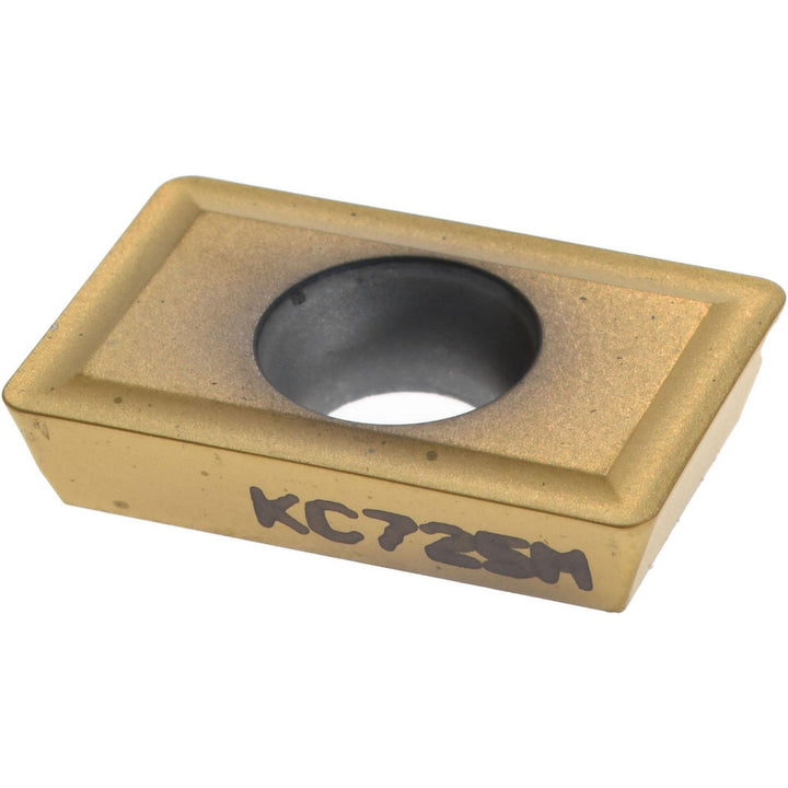 XDMT150308R Solid Carbide Insert, Grade KC725M, TiN - Kennametal 1181484