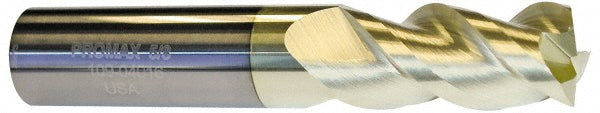 1" 3-Flute Solid Carbide Square End Mill, ZrN - ProMax 109-06416