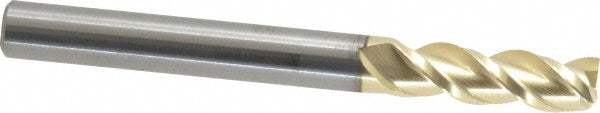 1/4" 3-Flute Solid Carbide Square End Mill, ZrN - ProMax 109-01616