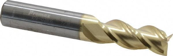 7/16" 3-Flute Solid Carbide Square End Mill, ZrN - ProMax 109-02816