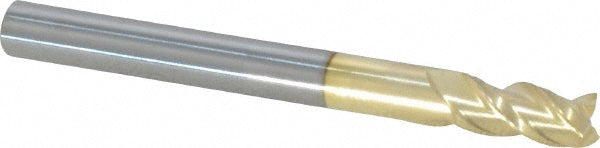 3/16" 3-Flute Solid Carbide Square End Mill, ZrN - ProMax 109-01226