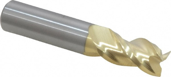 3/8" 3-Flute Solid Carbide Square End Mill, ZrN - ProMax 109-02426