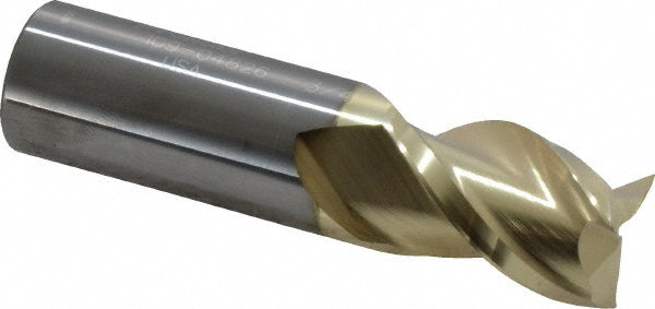 3/4" 3-Flute Solid Carbide Square End Mill, ZrN - ProMax 109-04826