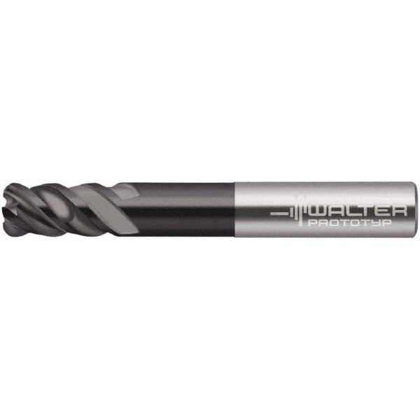 0.3940in" 4-Flute Solid Carbide Corner Radius End Mill, TiAlN - Walter-Prototyp 6579429