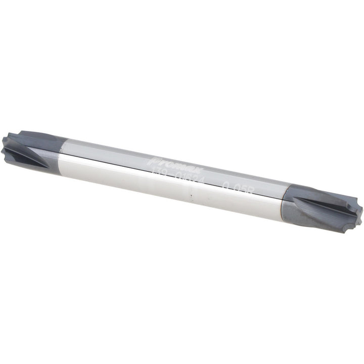 1/4" 4-Flute Solid Carbide Corner Rounding End Mill, AlTiN - ProMax 139-01624