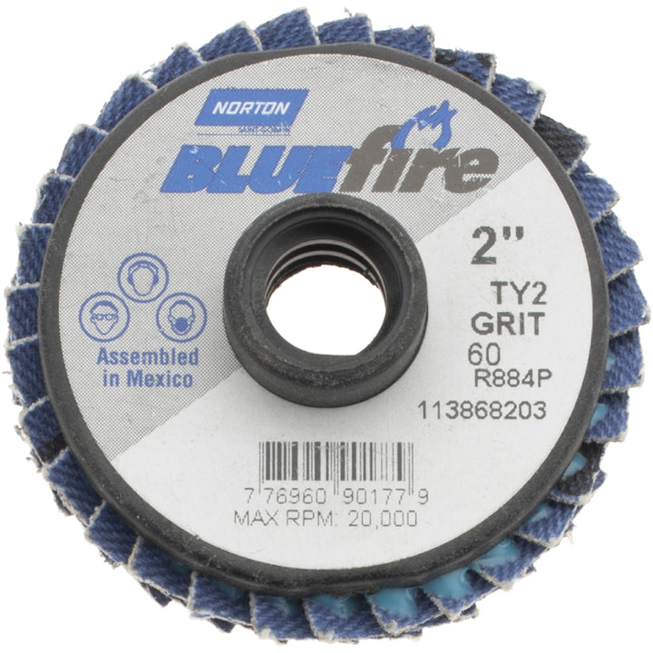 2" 60-Grit Zirconia Alumina Disc - Norton 77696090177
