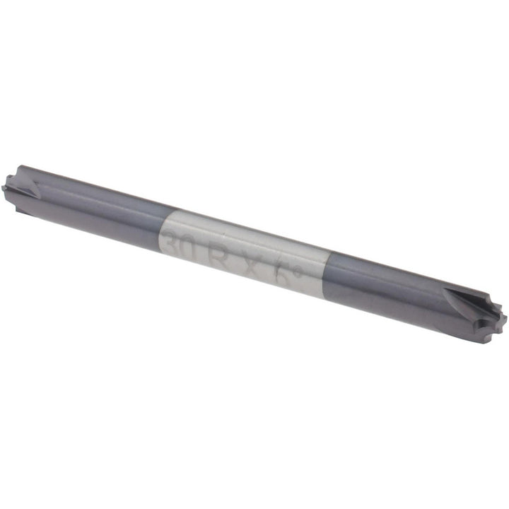 1/8" 4-Flute Solid Carbide Corner Rounding End Mill, AlTiN - Harvey Tool 67630-C3