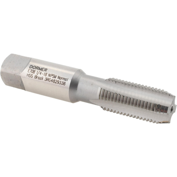 1/4-18 NPSM High-Speed Steel Tap - Dormer Pramet 5977557