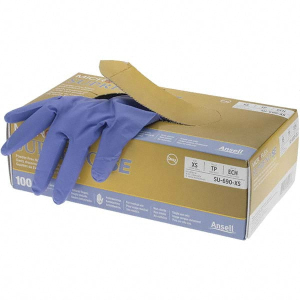 Violet Nitrile Gloves - Ansell SU-690-XS
