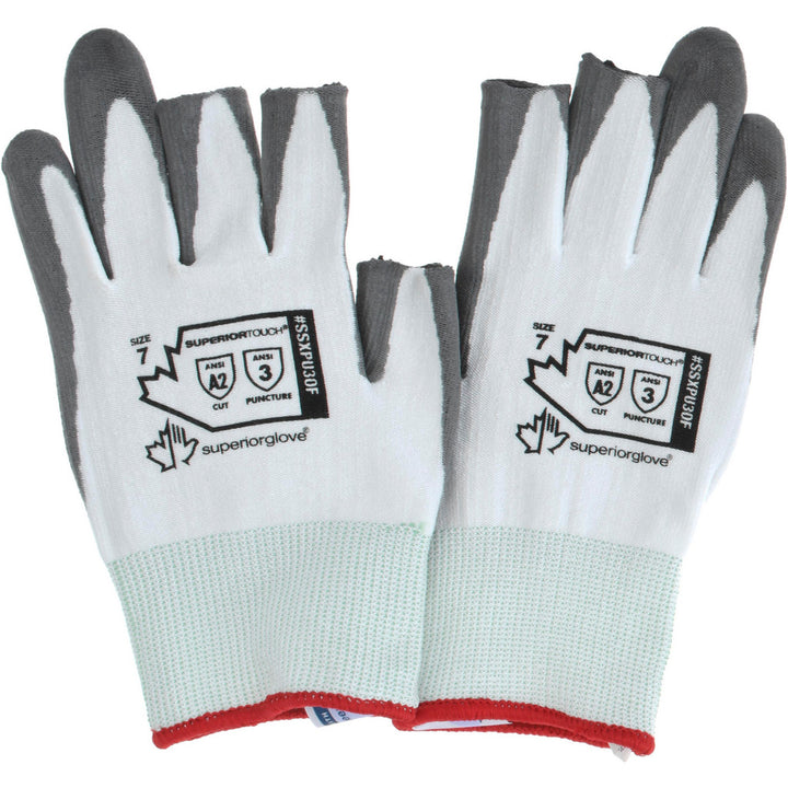 Small White Dyneema Cut & Puncture-Resistant Gloves - Superior Glove Works SSXPU3OF-7