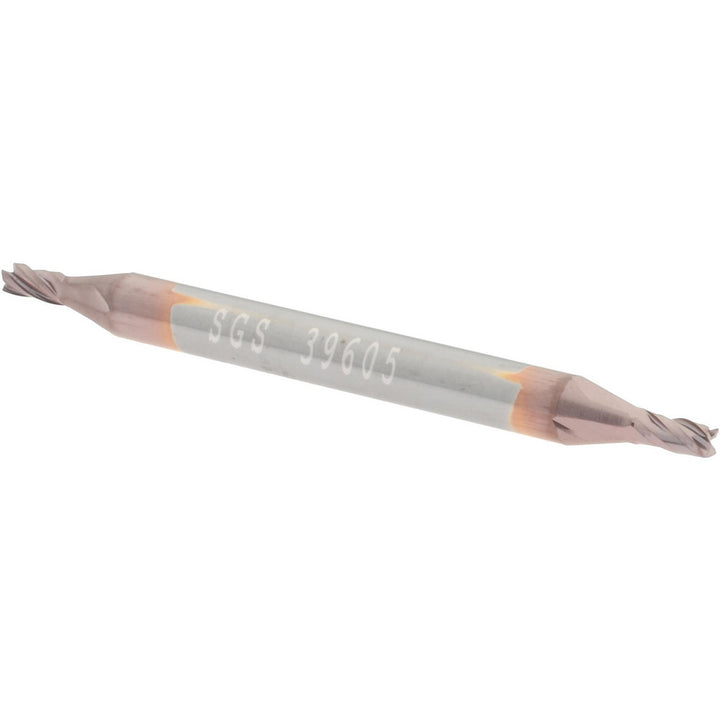 1/16" 4-Flute Solid Carbide Square End Mill, TiCN - SGS 39605