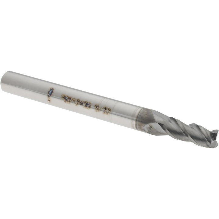 5/32" 3-Flute Solid Carbide Square End Mill, nACRo - Accupro 12178908