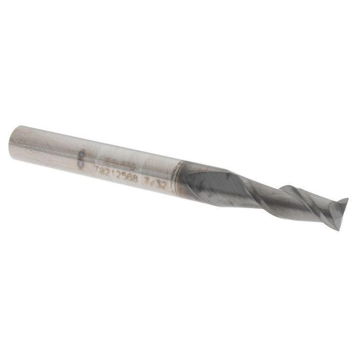 7/32" 2-Flute Solid Carbide Square End Mill, nACRo - Accupro 12178749