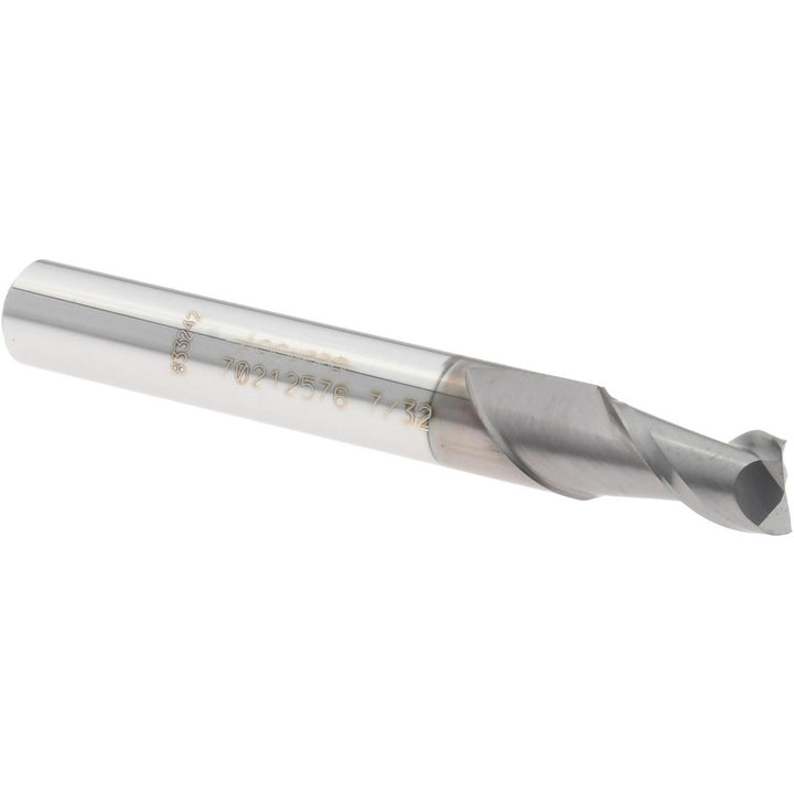 7/32" 2-Flute Solid Carbide Square End Mill, nACRo - Accupro 12178785