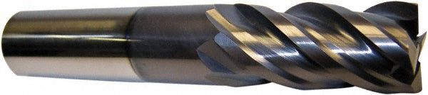 7/16" 4-Flute Solid Carbide Square End Mill, AlTiN - Accupro 12180449