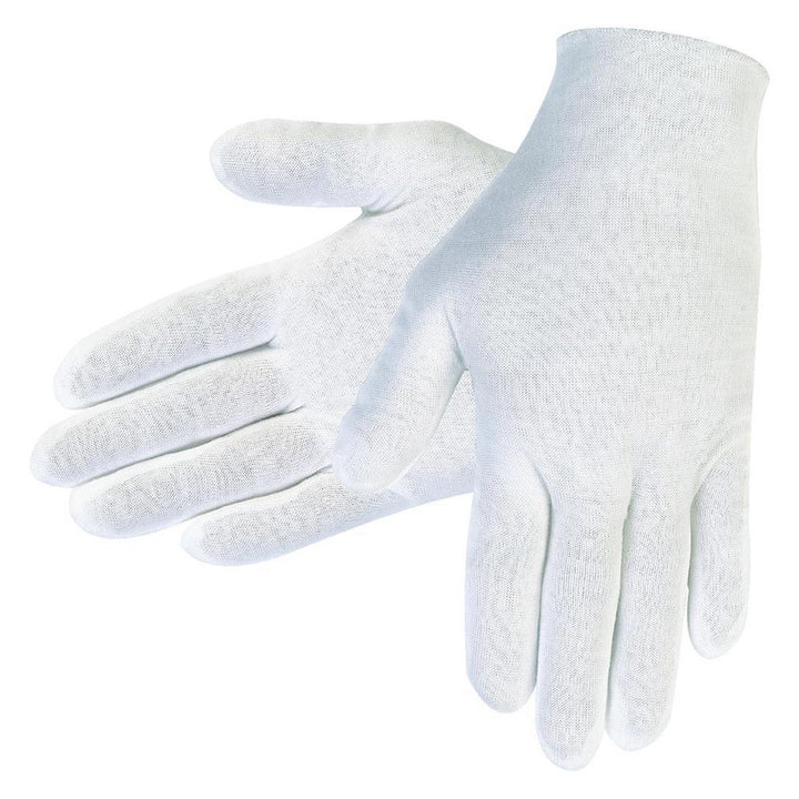 Large White Cotton; Polyester General Purpose Gloves - MCR Safety 8600