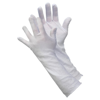 Large White Cotton General Purpose Gloves - MCR Safety 8614C