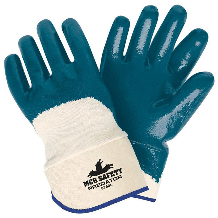 Blue; White General Purpose Gloves - MCR Safety 9760