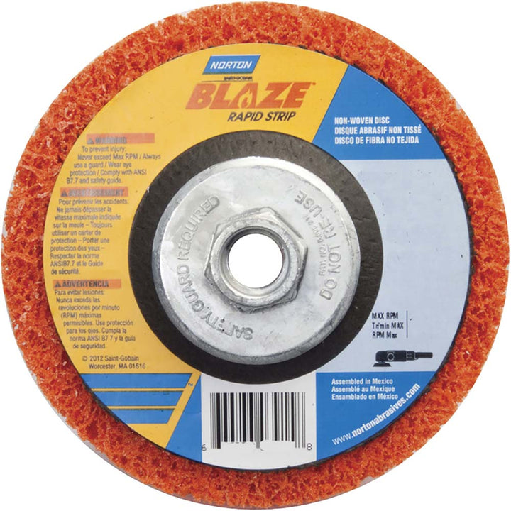 7" Aluminum Ceramic; Aluminum Oxide Deburring Wheels Disc - Norton 66623303919