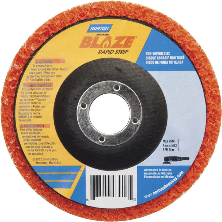 4-1/2" Aluminum Oxide/Ceramic Deburring Wheels Disc - Norton 66623303783