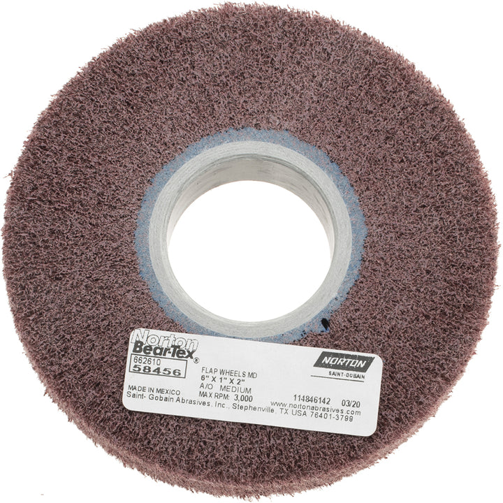 6" 120-Grit Aluminum Oxide Flap Wheel - Norton 66261058456