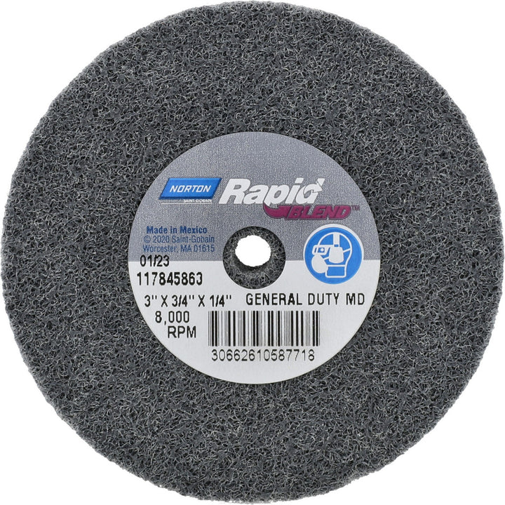 3 x 3/4" Silicon Carbide Deburring Wheels Disc - Norton 66261058771