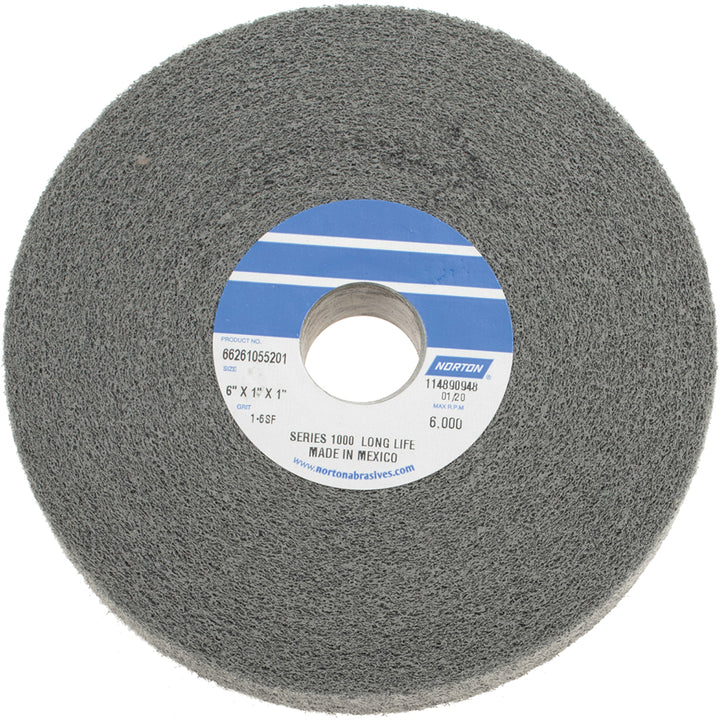 6 x 1" Silicon Carbide Deburring Wheels Disc - Norton 66261055201
